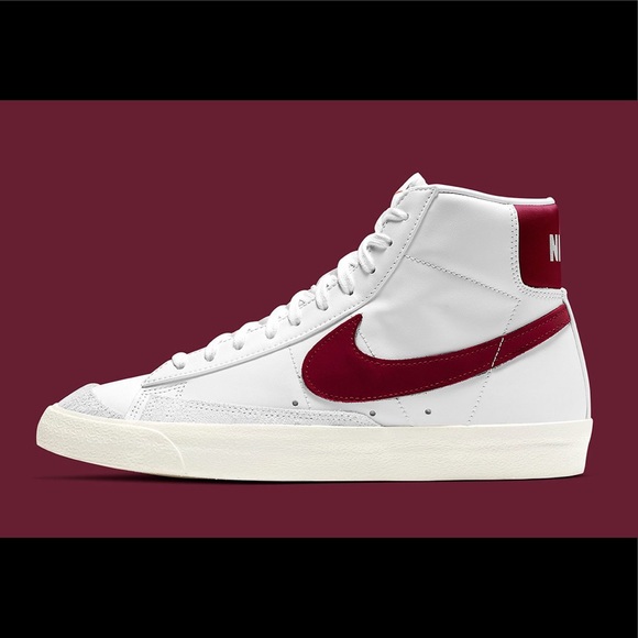 Nike Blazer High gs burgundy - Picture 4 of 4